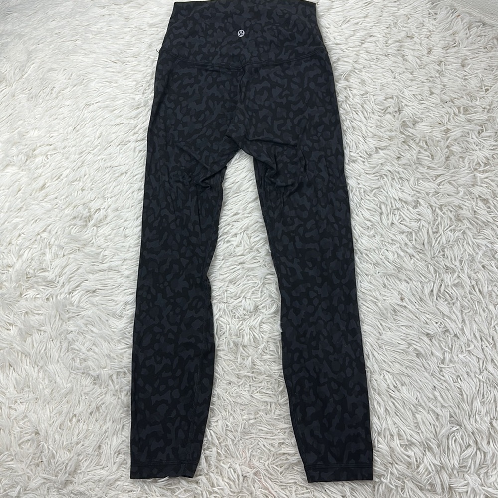 Lululemon Align Pant II 25" Formation Camo Deep Coal Multi / Black - Picture 5 of 6